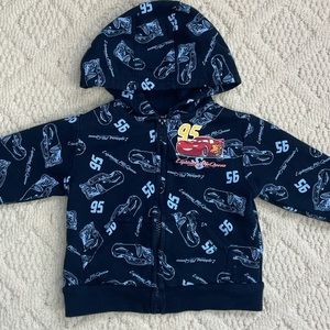 6/9 month Lightning McQueen Navy Hoodie